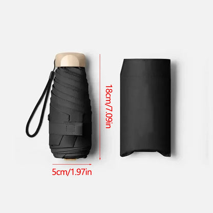 Mini Ombrello Portatile Impermeabile – Antivento, Leggero e Compatto