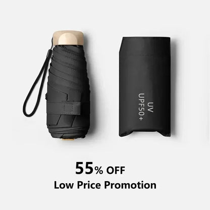 Mini Ombrello Portatile Impermeabile – Antivento, Leggero e Compatto